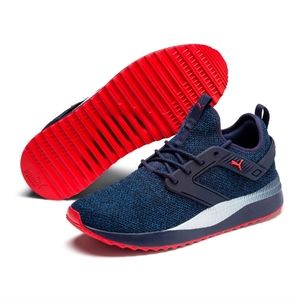 Blue Men's Pumas - Pacer Next Excel Variknit Shoes